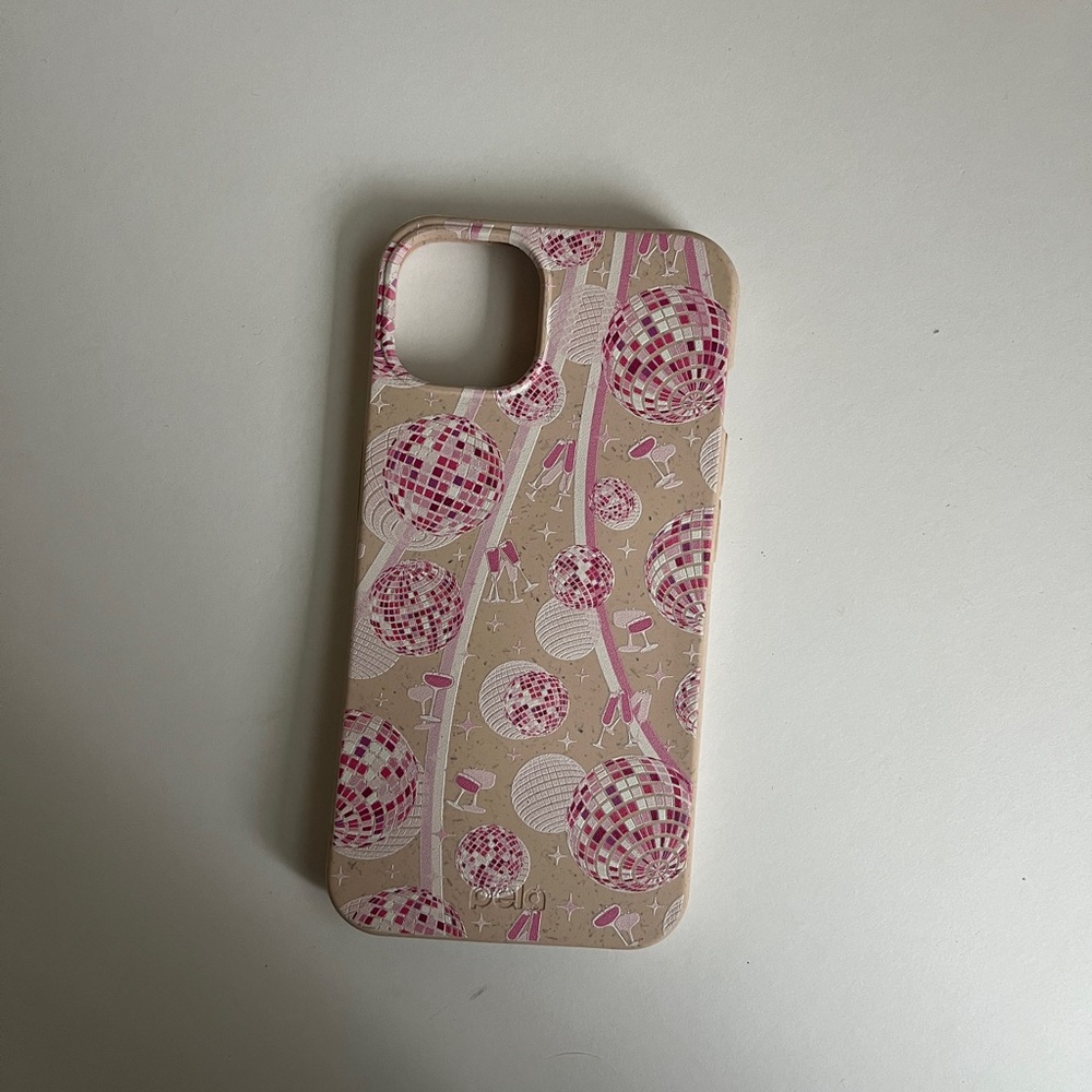 Never Used Pela Case Seashell Dancing Lights iPhone 13 Case - Picture 2 of 3